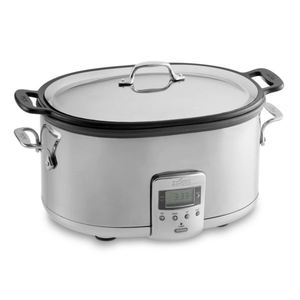 7 Qt. Deluxe Slow Cooker with Cast-Aluminum Insert