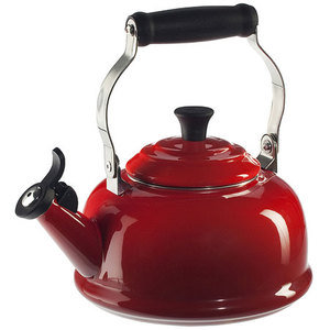 1.7qt Enamel on Steel Classic Whistling Kettle Cerise