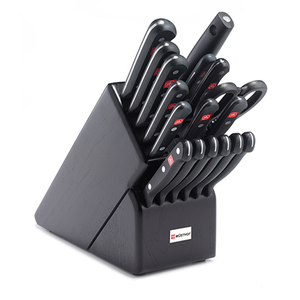 18pc Gourmet Promo Knife Block Set Black