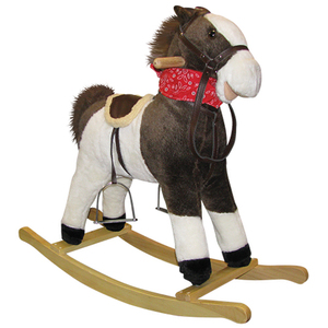 Pinto Beans Rocking Horse w/ Moving Mouth and Tail