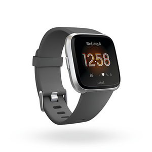 Versa Lite Smartwatch Charcoal/Silver Aluminum